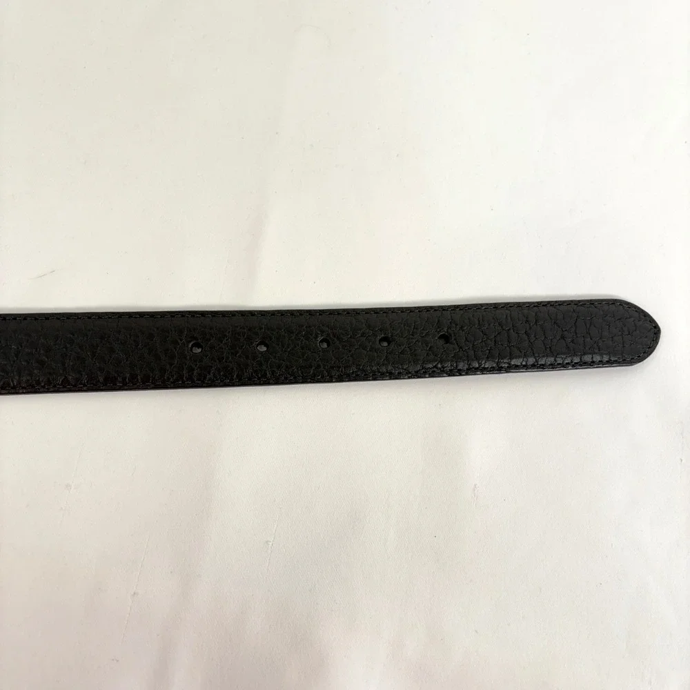 Rippel and Company Belt Strap Black Genuine American Bison Leather Size 38 USA